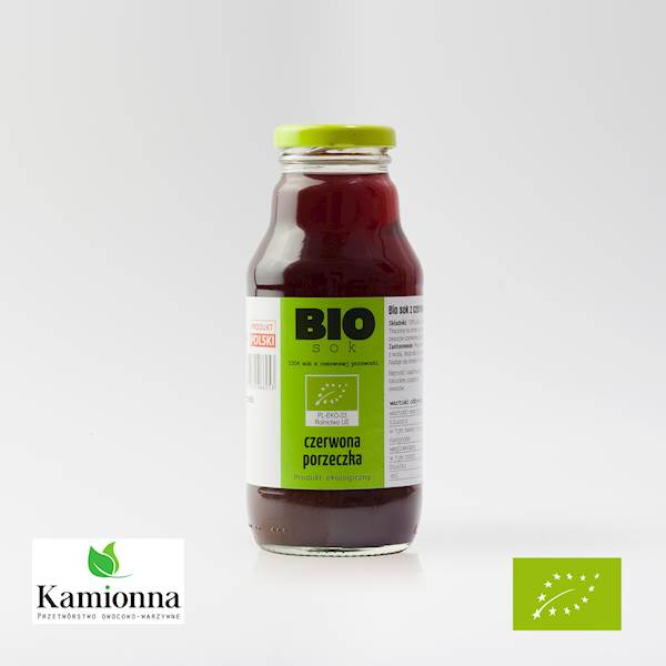 Bio sok czerwona porzeczka 330 ml