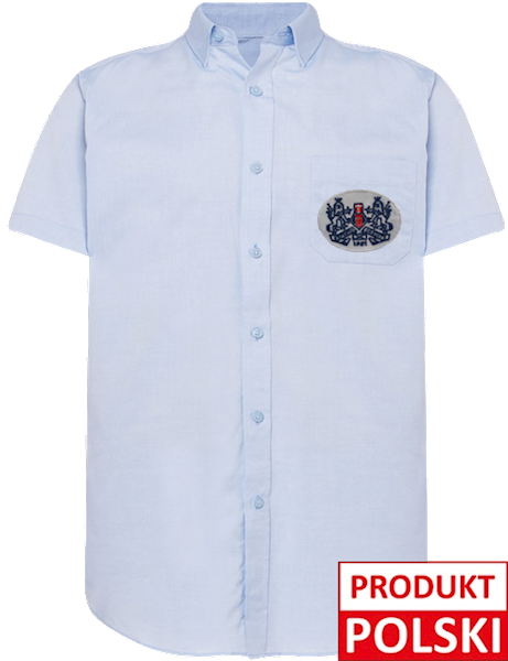 Koszula krótki rękaw SLIM z kieszenią