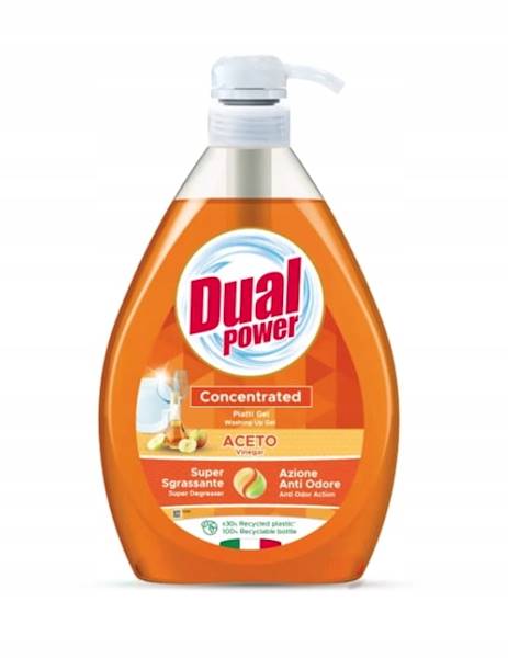 Dual Power Koncentrat Do Mycia Naczyń Pomarańczowy 1L (Aceto)