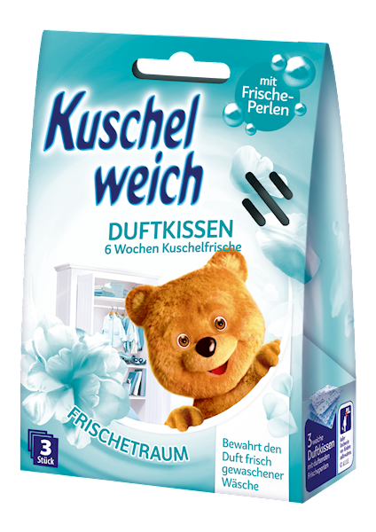 Kuschelweich Saszetki Zapachowe Turkusowe 3 szt. (Frischetraum)