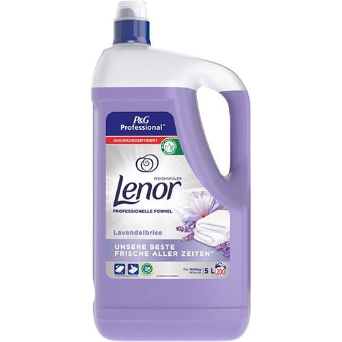 Lenor DE Professional Płyn Do Płukania Fioletowy 5L 200 Płukań (Lavendel)