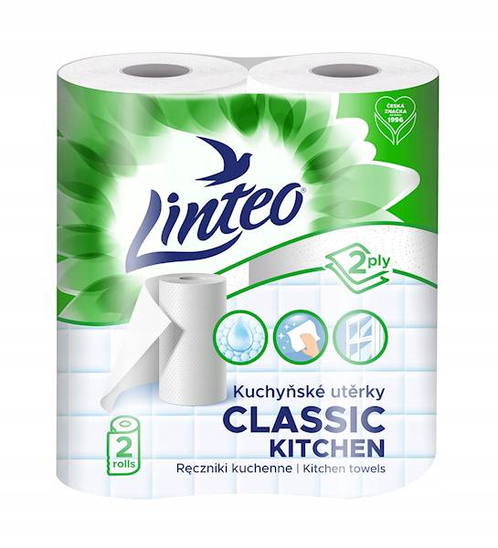 LINTEO RĘCZNIK A'2 BIAŁY 2-WARST.