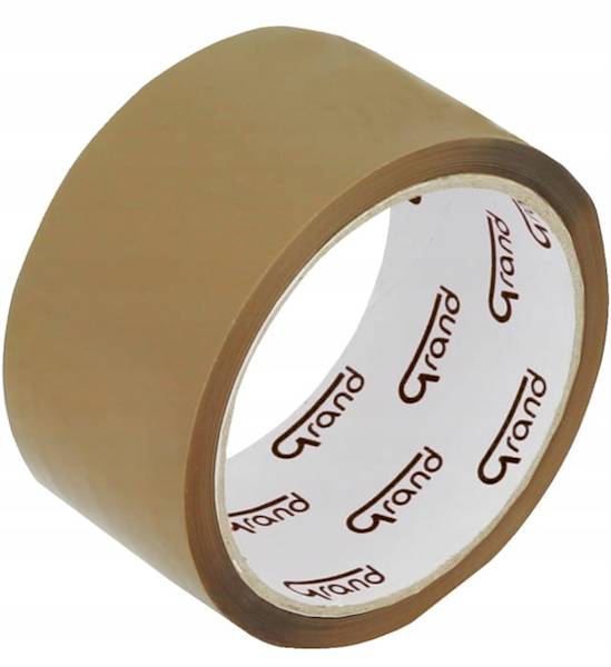 Taśma pakowa 48x50 m brązowa GRAND
