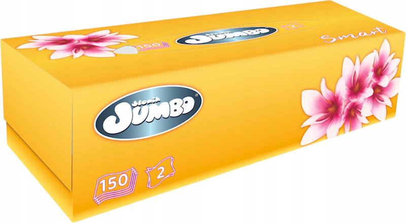 Chusteczki uniwersalne Słonik Jumbo box 150/2W