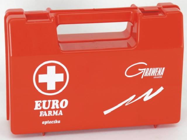 Apteczka Euro Farma - kaseta czerwona