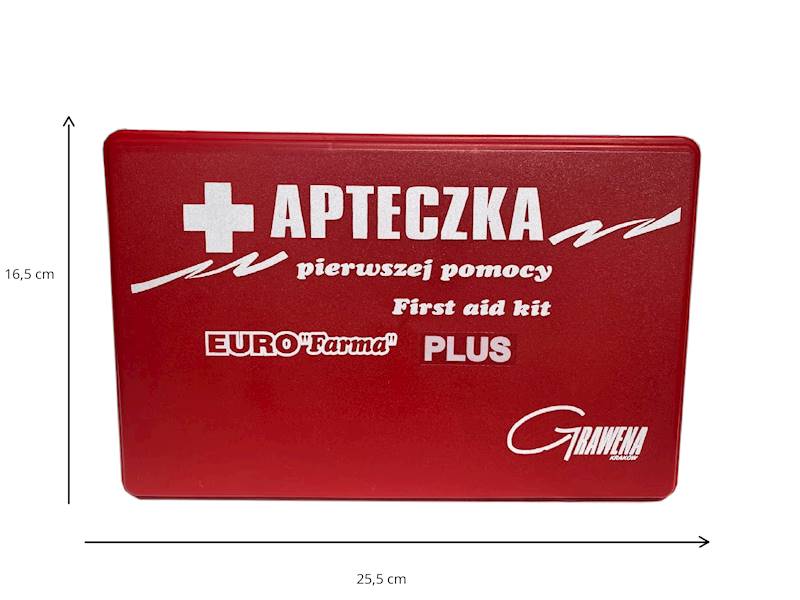 Apteczka Euro Farma Plus - kaseta czerwona