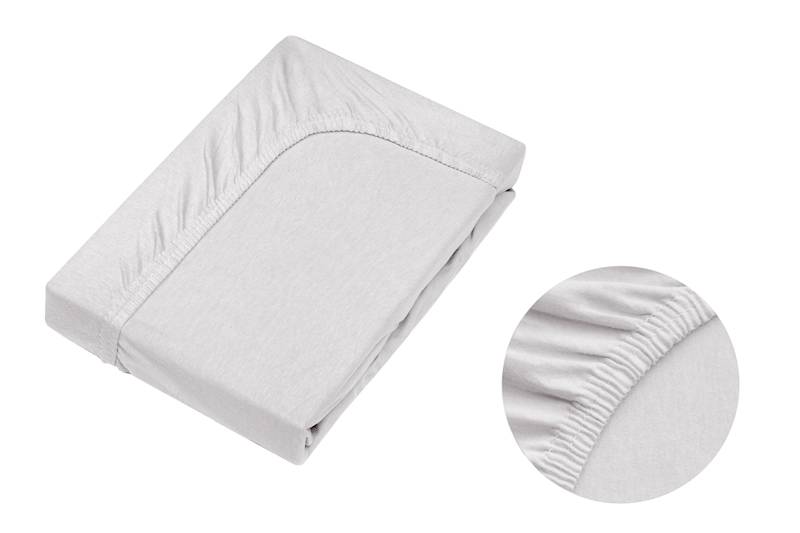 Prześcierdało MB Jersey 90x200+30cm biały