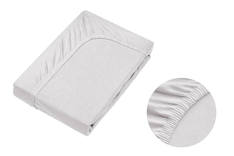 Prześcierdało MB Jersey 220x200+30cm biały