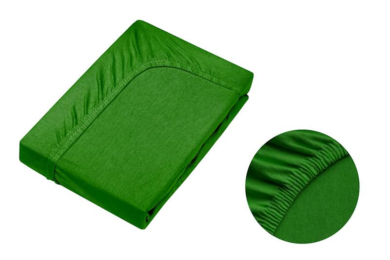 Prześcierdało MB Jersey 220x200+30cm zielony