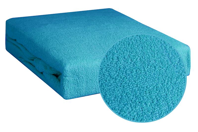 Prześcierdało MB Frotte 90x200+30cm turkusowy