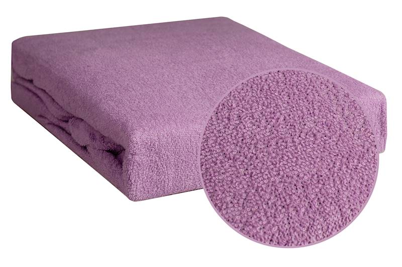 Prześcierdało MB Frotte 120x200+30cm j. fioletowy