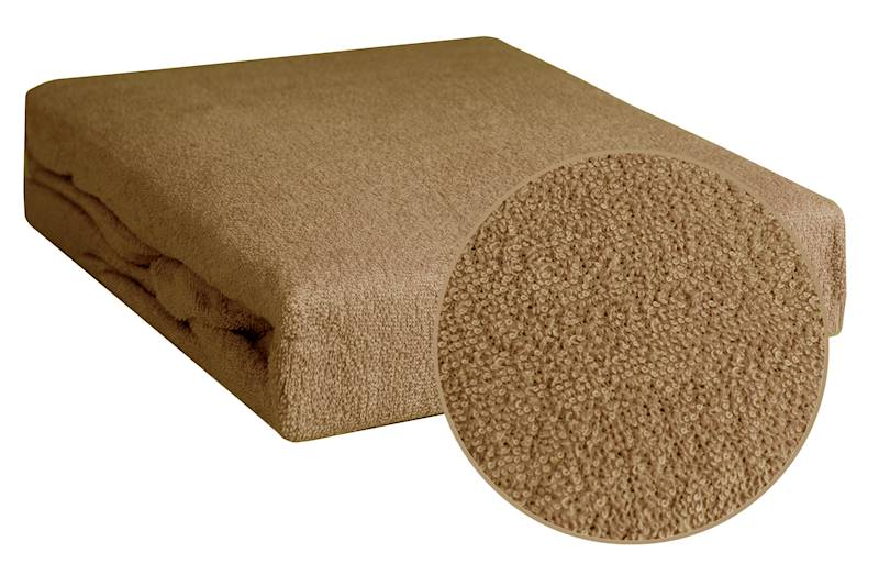 Prześcierdało MB Frotte 140x200+30cm beżowy