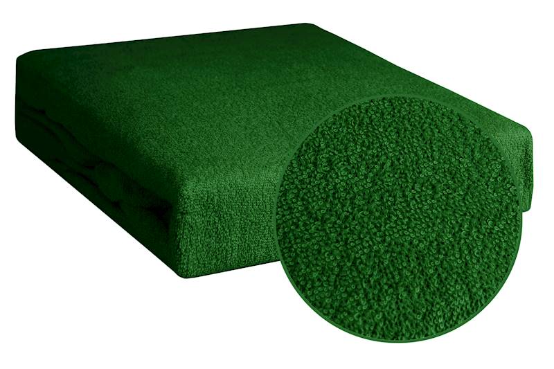 Prześcierdało MB Frotte 160x200+30cm zielony