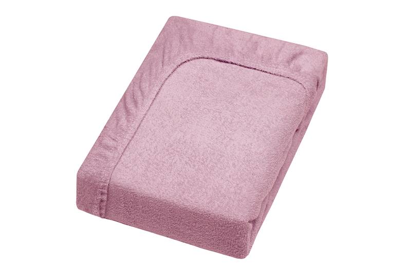 Prześcierdało MB Frotte 160x200+30cm różowy