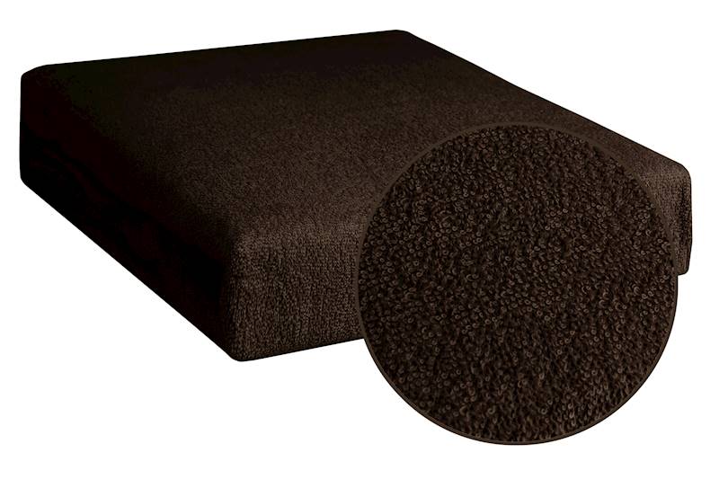 Prześcierdało MB Frotte 220x200+30cm c. brąz 