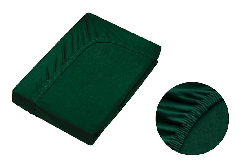 Prześcierdało MB Jersey 90x200+30cm c. zielony