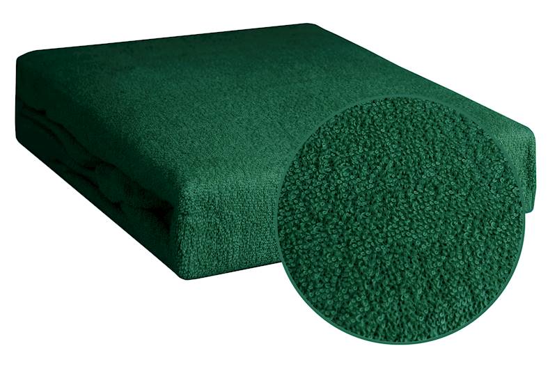 Prześcierdało MB Frotte 160x200+30cm c. zielony