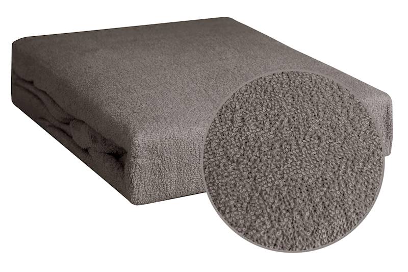 Prześcierdało MB Frotte 180x200+30cm szary