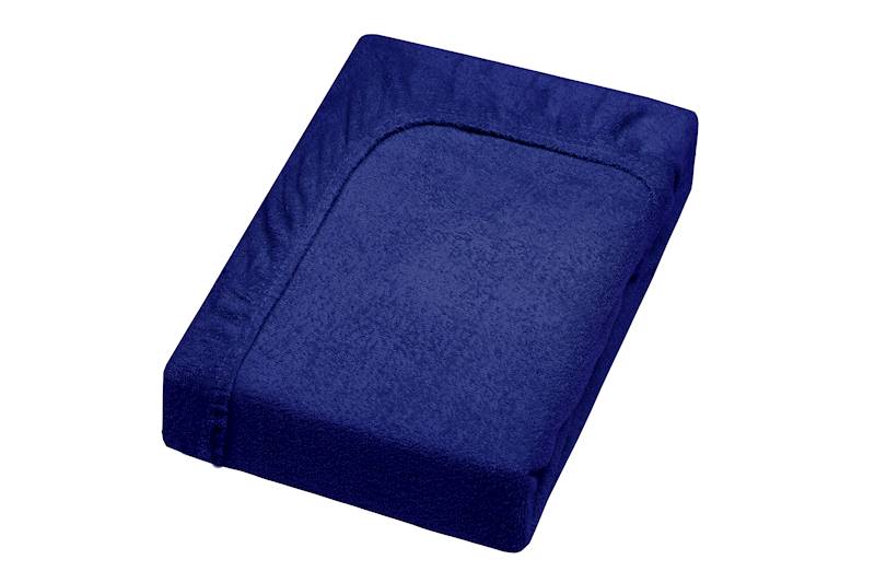 Prześcierdało MB Frotte 180x200+30cm granatowy