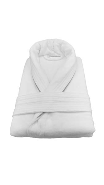 Szlafrok MB VELLUTO roz. XL 350g welur, biały