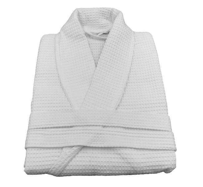 Szlafrok MB FREDDO 250g wafel, biały