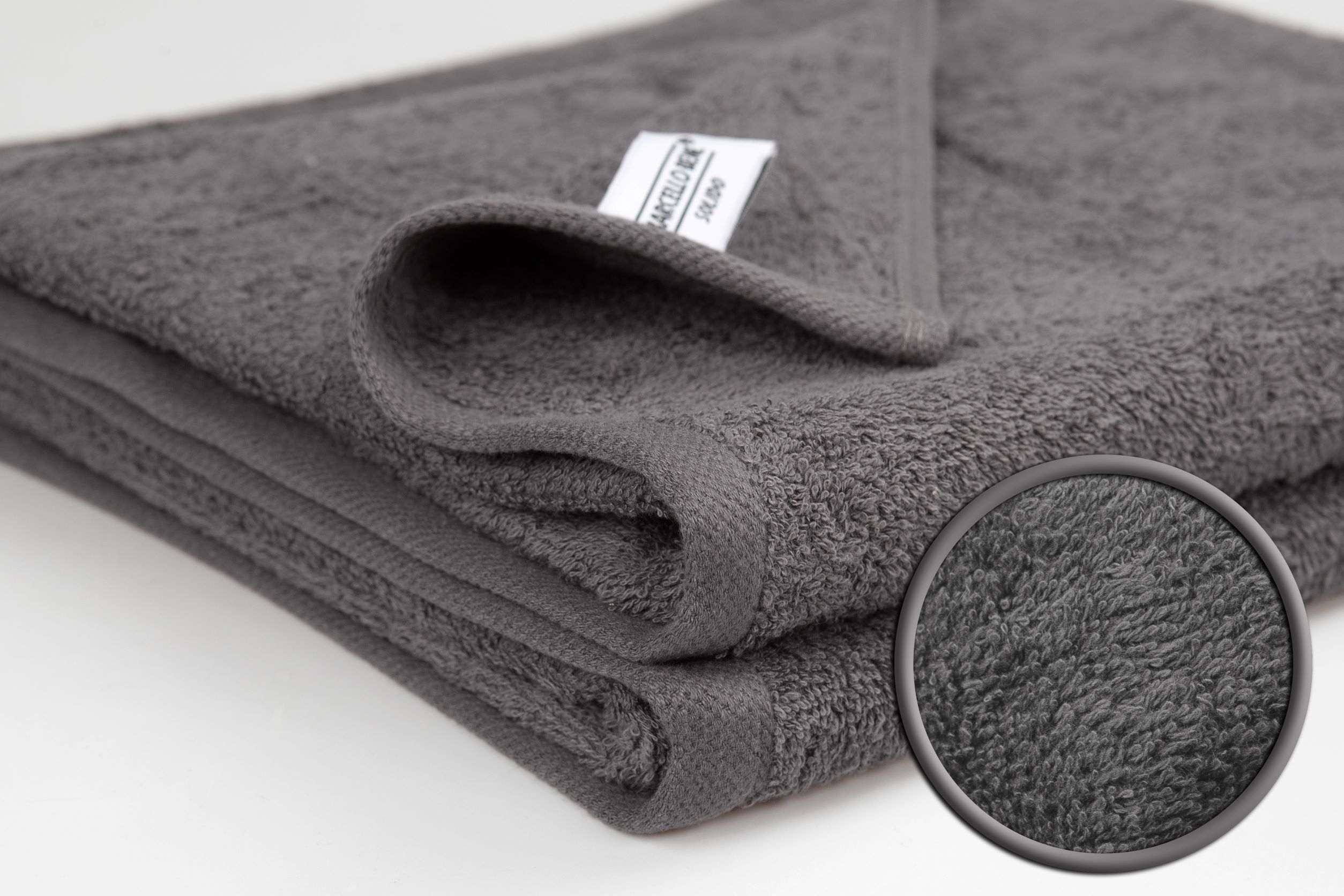 Ręcznik MB POOL 90x180cm 450g gładki c.szary