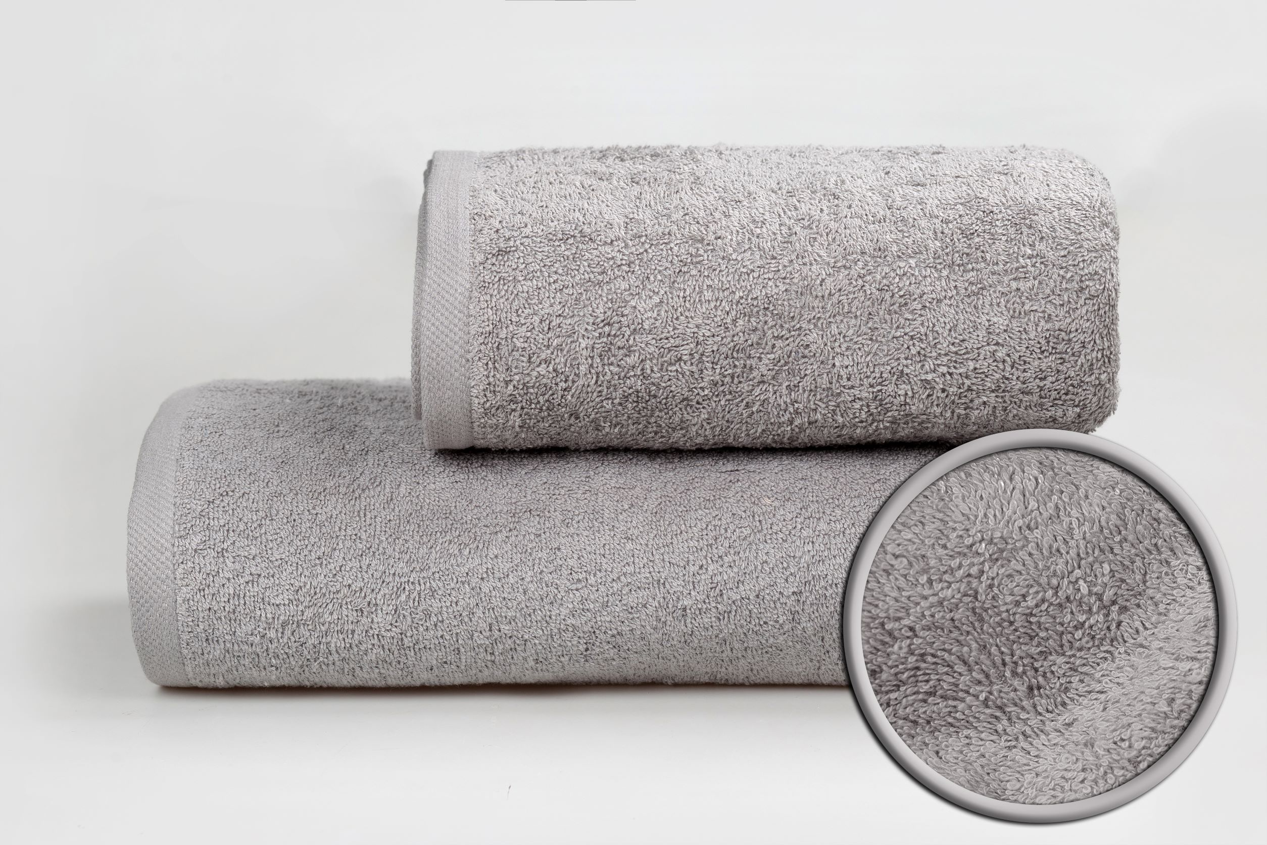 Ręcznik MB POOL 90x180cm 450g gładki j.szary