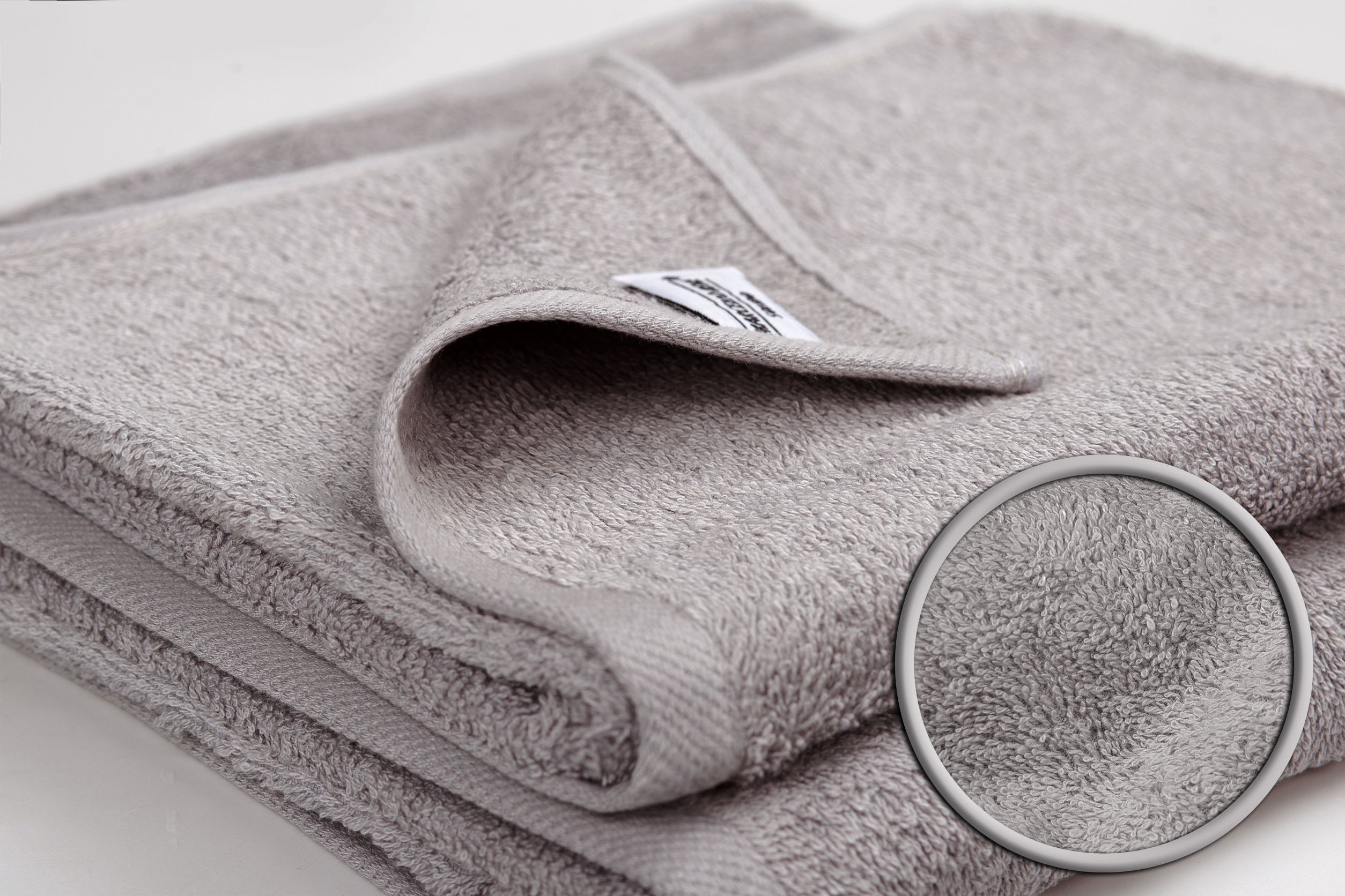 Ręcznik MB POOL 90x180cm 450g gładki j.szary