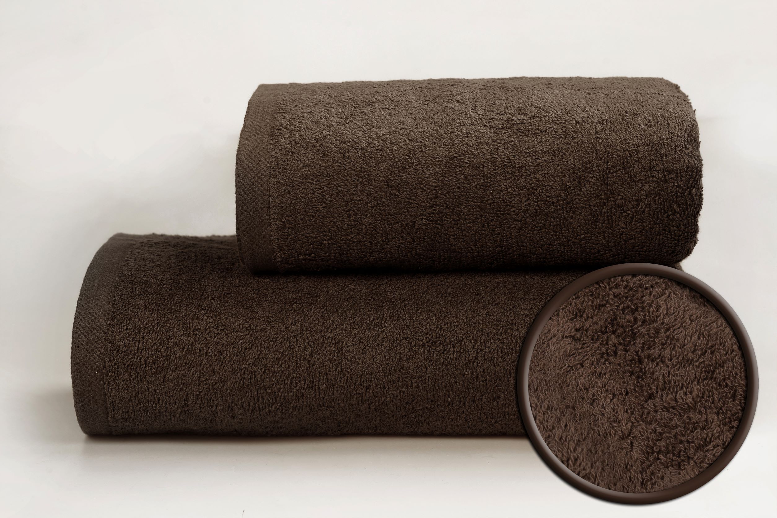 Ręcznik MB POOL 90x180cm 450g gładki c.brąz