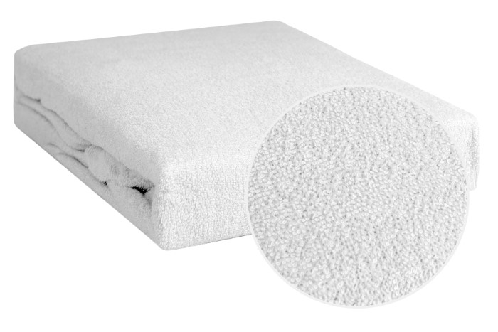 Prześcierdało MB Frotte 120x200+30cm biały