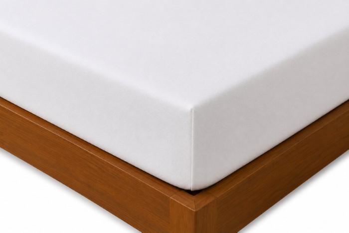 Podkład z gumką po obwodzie JERSEY G PU_50/50 90x200+30cm