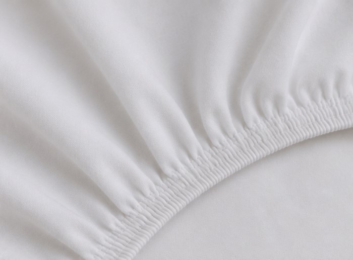 Podkład z gumką po obwodzie JERSEY G PU_50/50 180x200+30cm