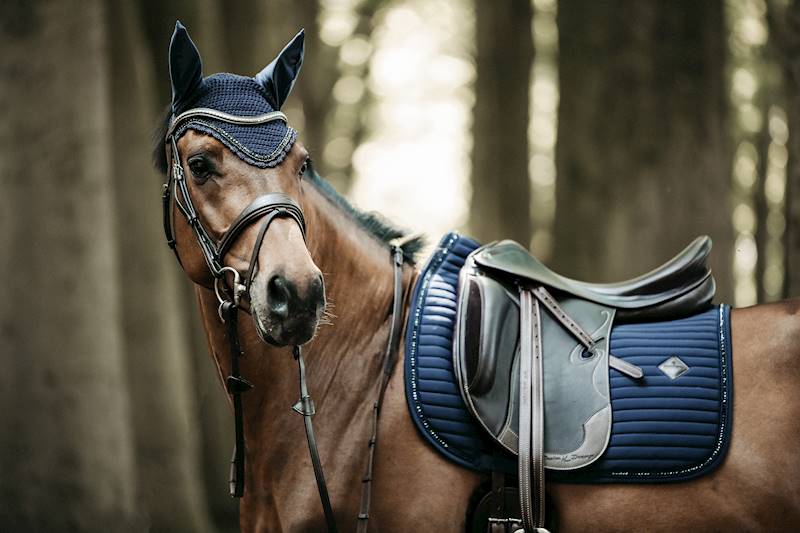 Nauszniki Kentucky Stone&Pearl Long - granatowe