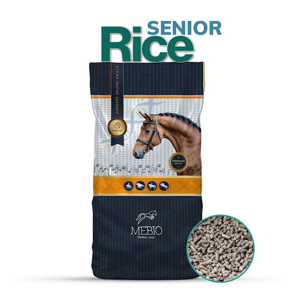 MEBIO Rice Senior – otręby ryżowe dla starszych ko