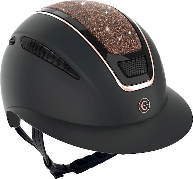 Kask jeździecki Elite Polo, różowe złoto, Covallie