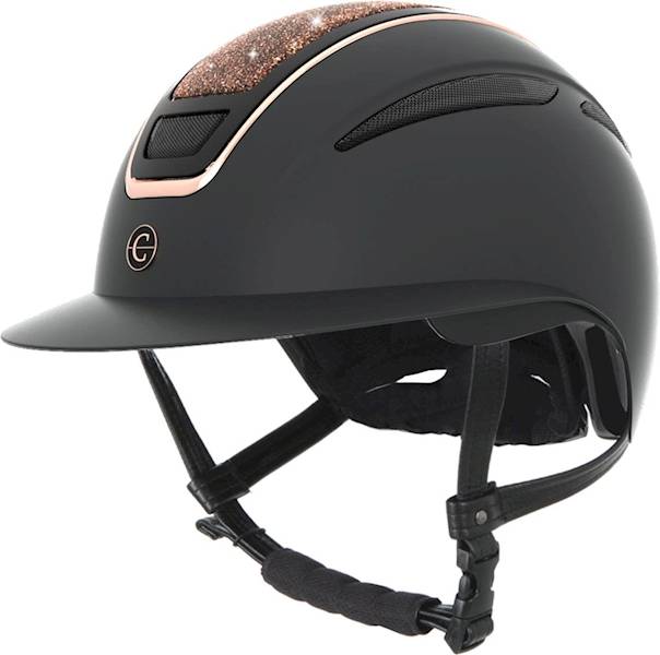 Kask jeździecki Elite Polo, różowe złoto, Covallie
