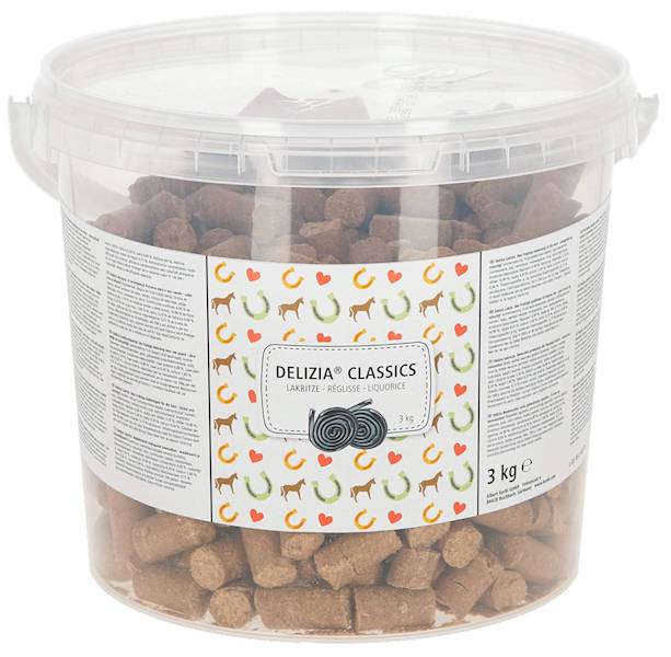 Smakołyki dla Koni Delizia Classic lukrecja 3Kg