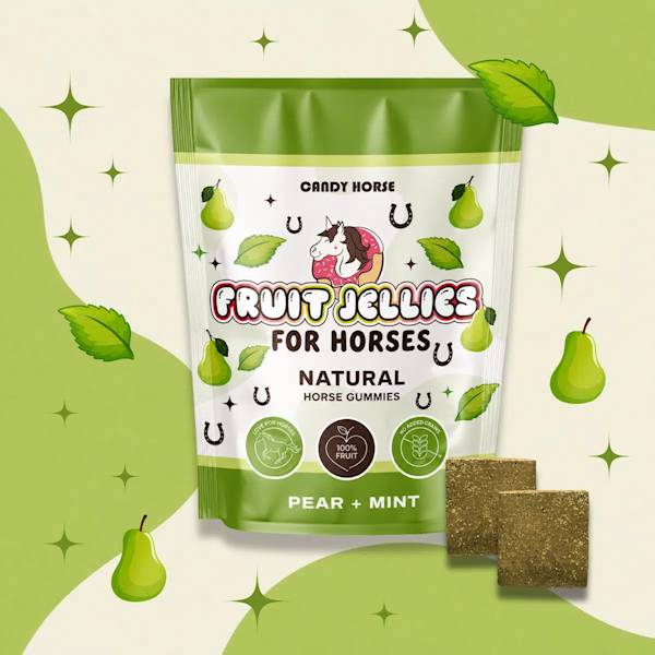 Żelki dla koni Jelly Horse - Gruszka + Mięta