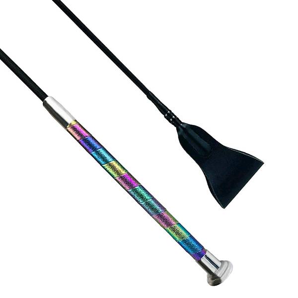 Bat York Aurora czarny z tęczową rączką 65 cm