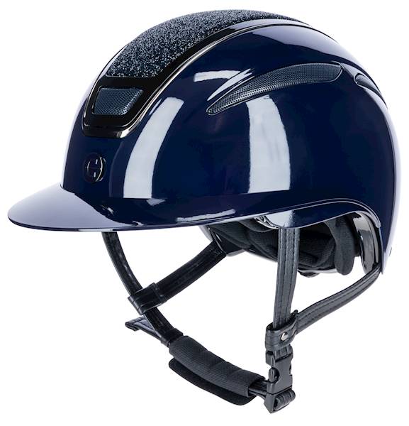 Kask jeździecki Elite Polo M, 56-58cm, granatow...