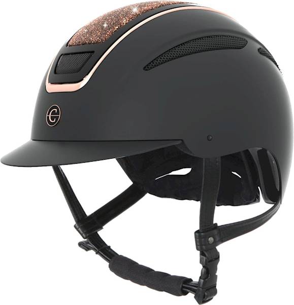 Kask jeździecki Elite, różowe złoto, 53-55 cm, ...
