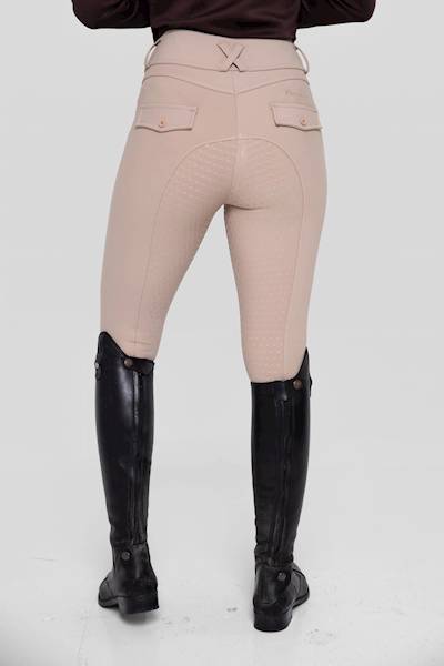 Cedar Legginsy jeździeckie damskie – beżowe (Ro...