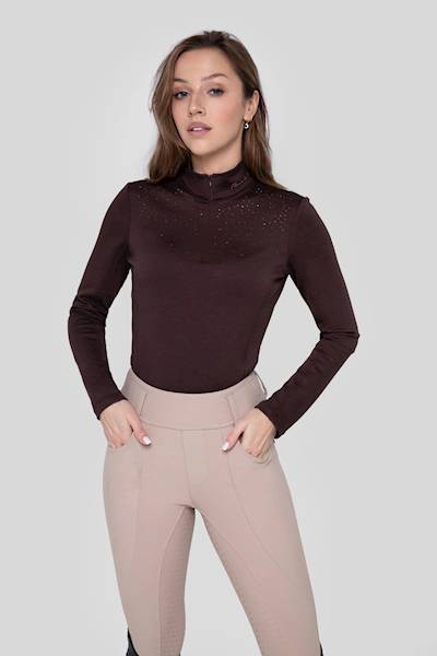 Bluebell Soft Bluza treningowa termoaktywna brąz