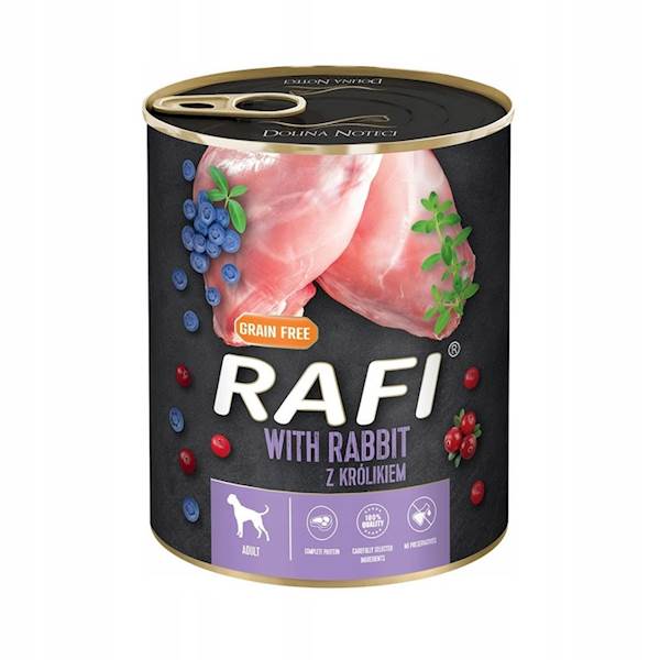 Rafi pasztet z królikiem 800g