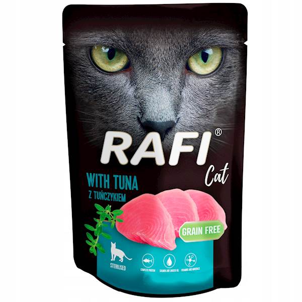 Rafi pasztet d/kota steryliz. z tuńczykiem 100g