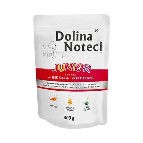 Dolina pies JUNIOR serca wołowe 300g