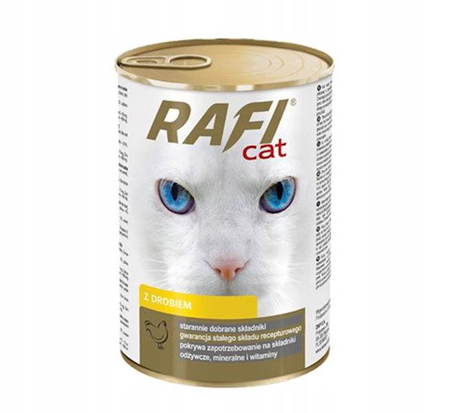 Rafi CAT drób 415g 