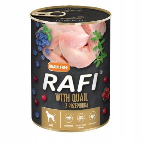 Rafi d/psa przepiórka 400g