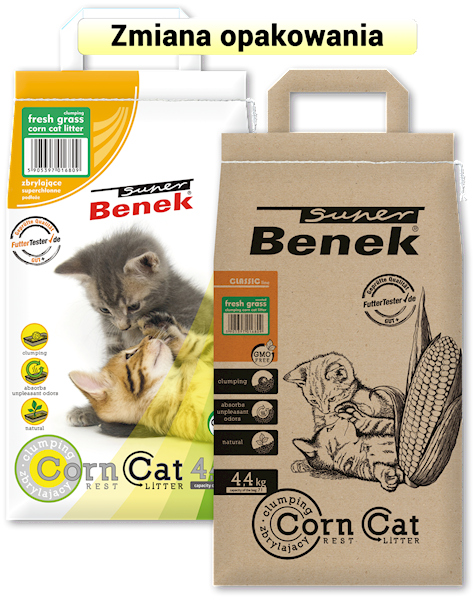 Benek Corn Cat świeża trawa 7l