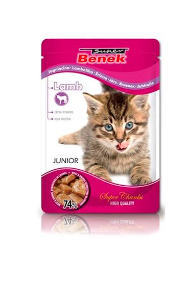 Benek Junior saszetka kot jagnięcina 100g